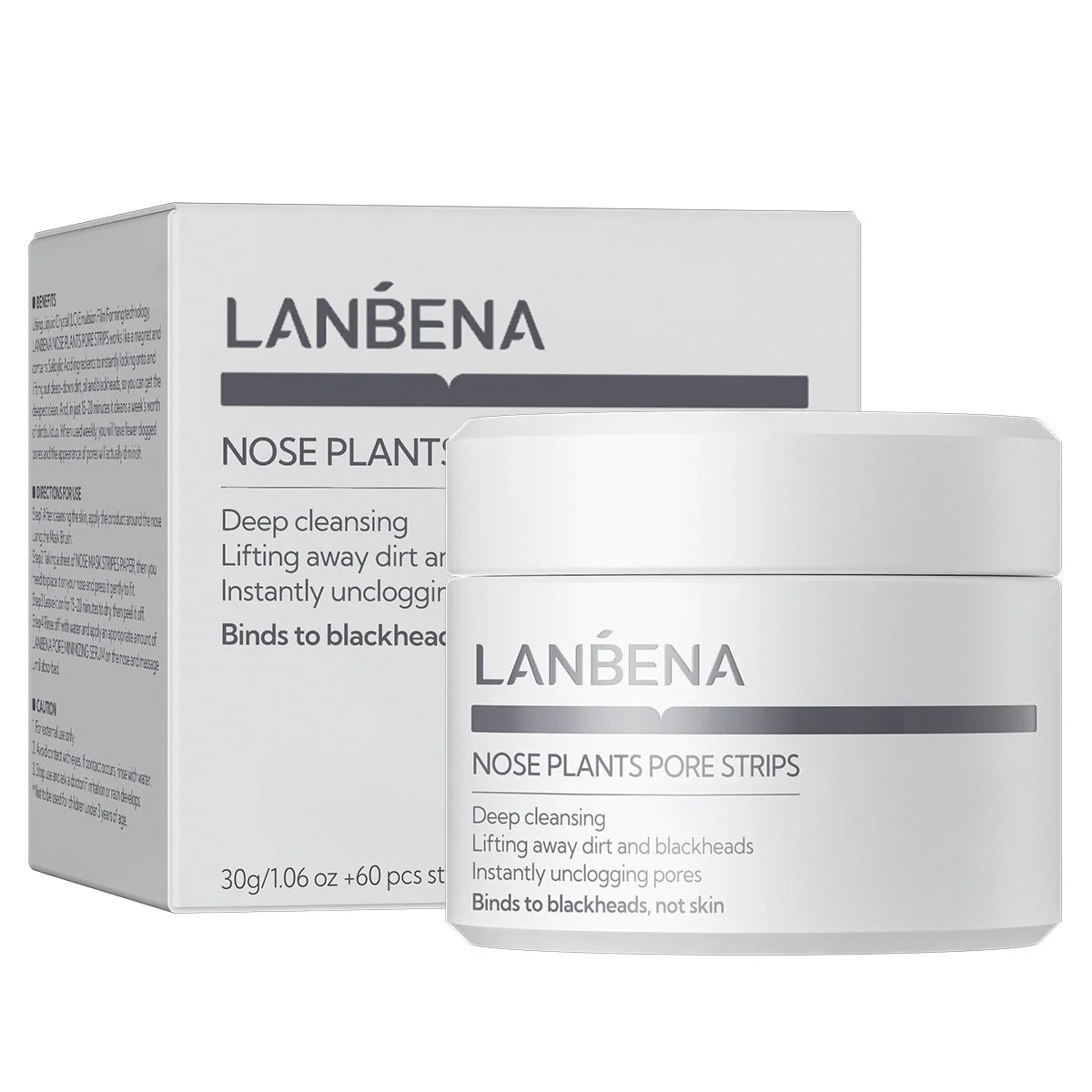 Lanbena Nose Plants Pore Strips – Bandelettes Anti-Points Noirs